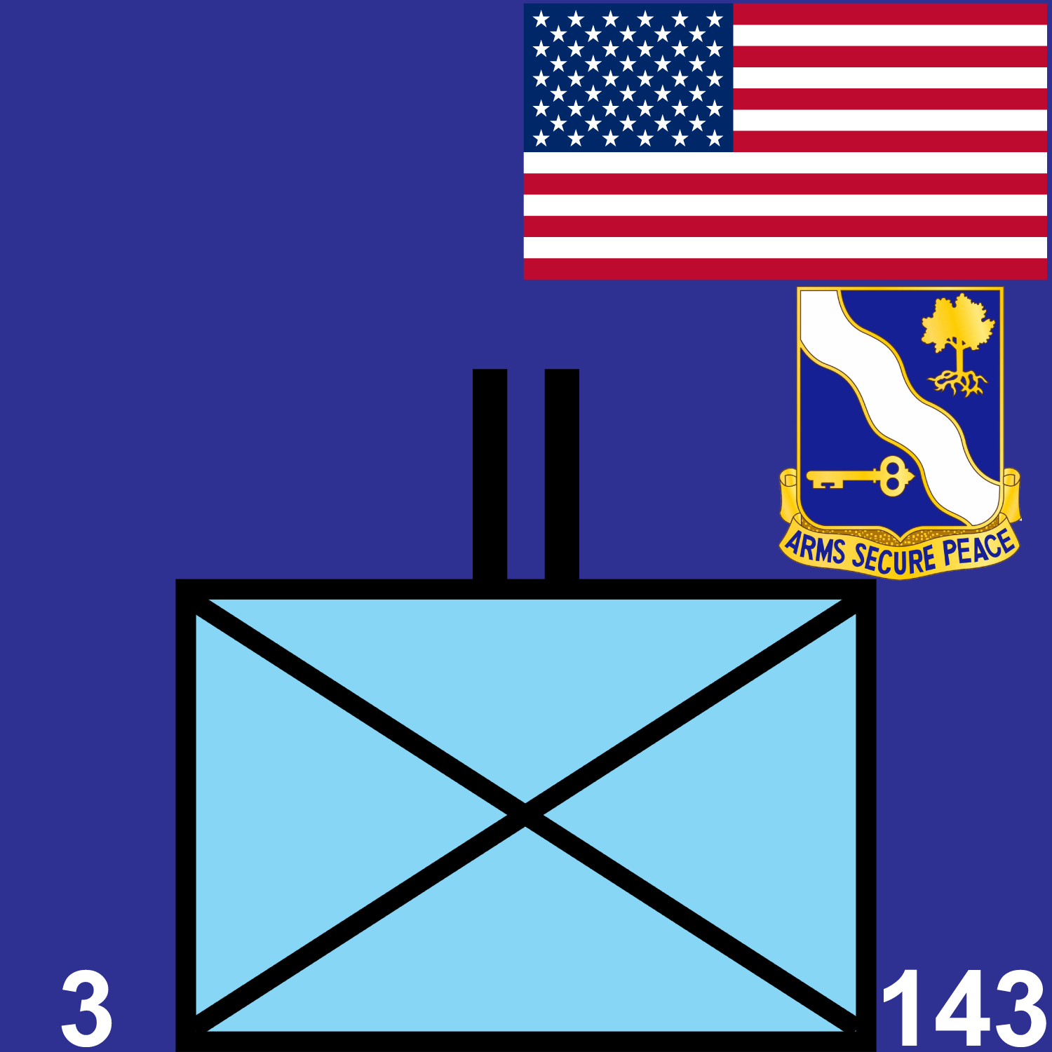 3d Battalion, 143rd Infantry Regiment icon